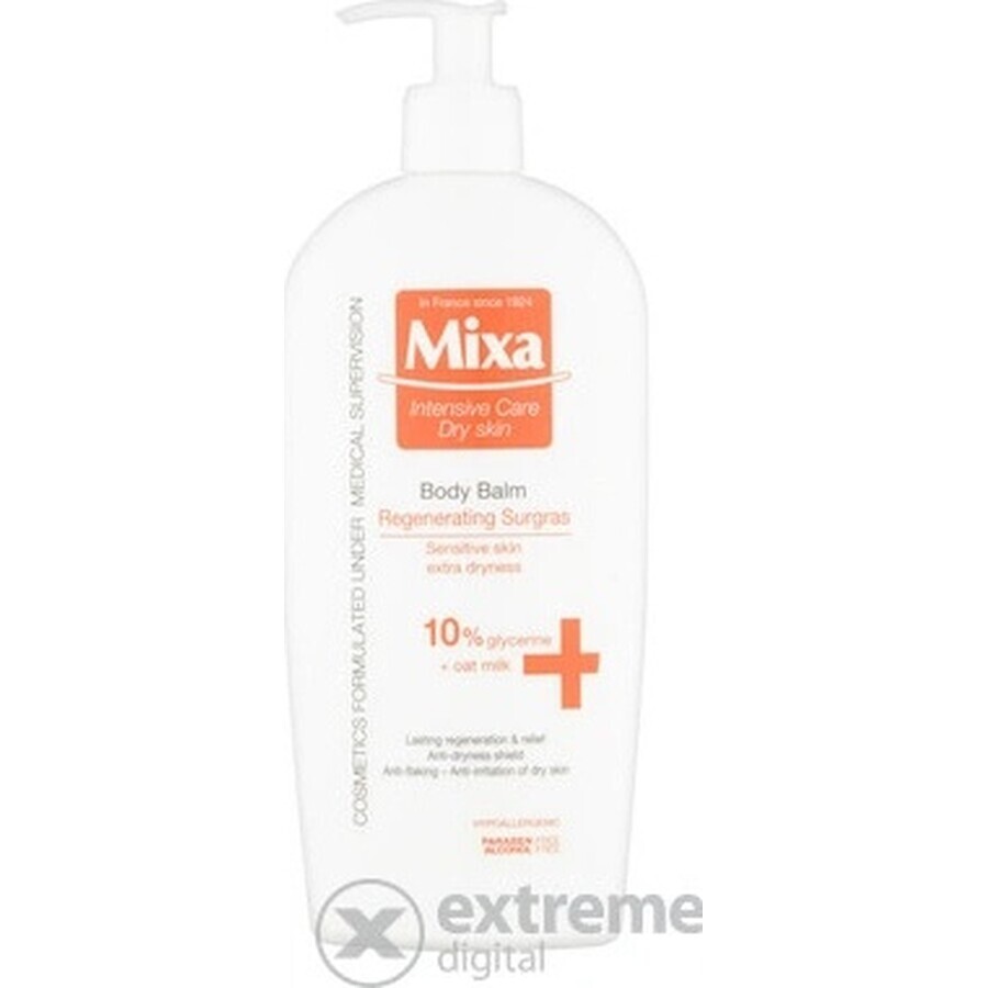 Mixa Regenerating Surgras Body Balm 1×400 ml, regenerierende Körperlotion