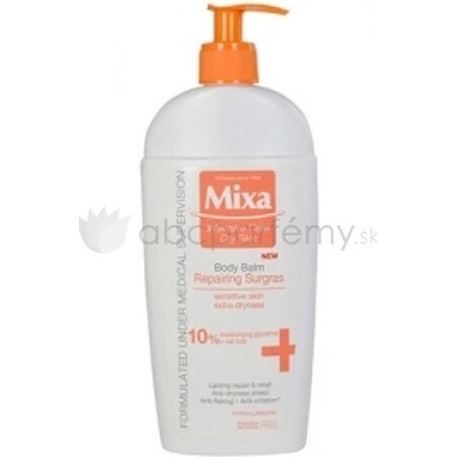 Mixa Regenerating Surgras Body Balm 1×400 ml, regenerierende Körperlotion