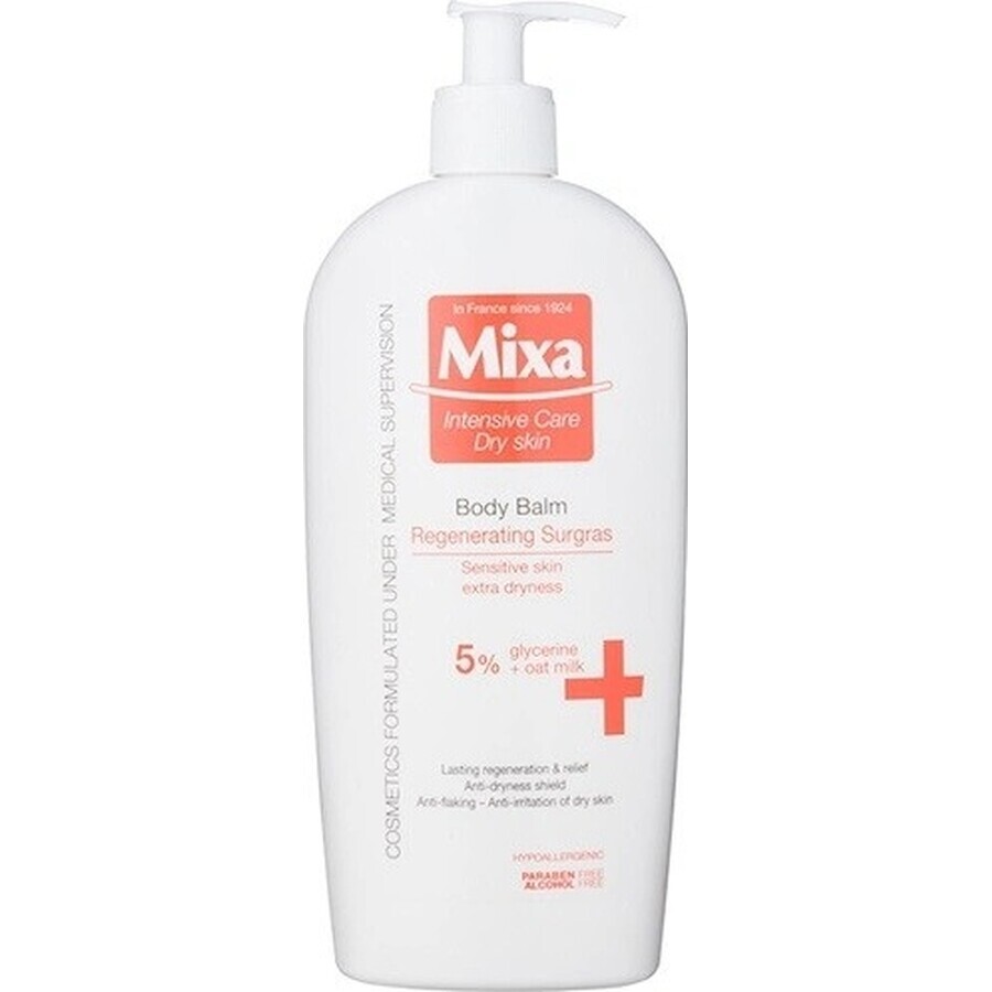 Mixa Regenerating Surgras Body Balm 1×400 ml, regenerierende Körperlotion