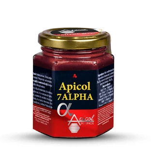 Apicol 7 Alpha, miele rosso, 235 gr, Apicol Science