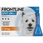 FRONTLINE spot-on for DOG S 3 x 0,67 ml 3x0,67 ml 3x0,67 ml, solución para perros