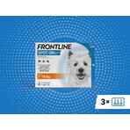 FRONTLINE spot-on for DOG S 3 x 0,67 ml 3x0,67 ml 3x0,67 ml, solución para perros