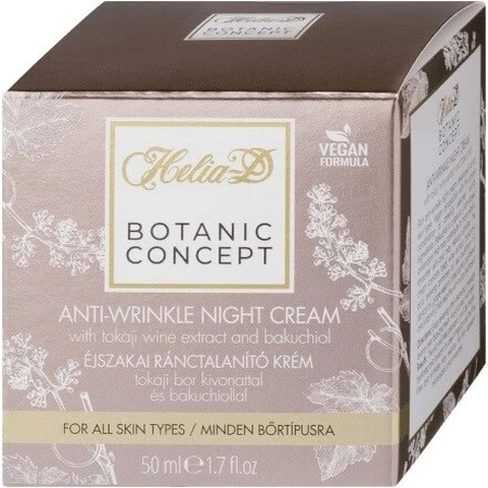 Helia_D Botanic Concept Cremă de noapte antirid 1×50 ml, cremă de noapte antirid