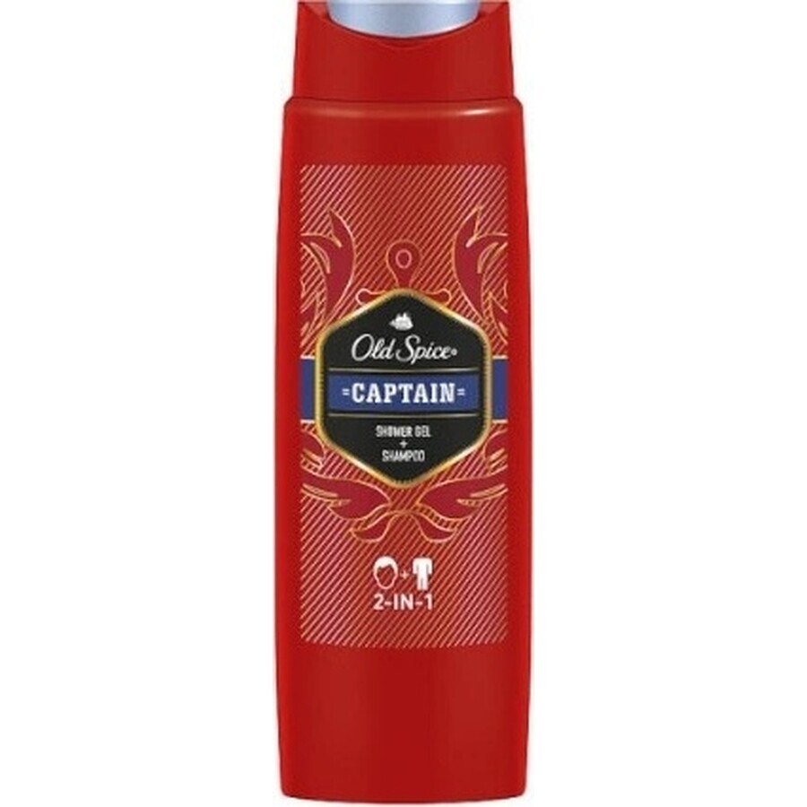 Old Spice SG 1l Captain 1×1000 ml, shampoo and shower gel for men