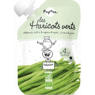 POPOTE Capsula di fagiolini bio 120 g, 4+ 1×120 g
