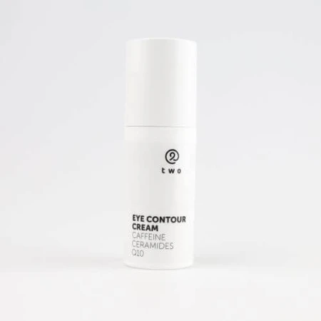 Două cosmetice EYE CONTOUR CREAM CAFFEINE CERAMIDES Q11 1×1 buc