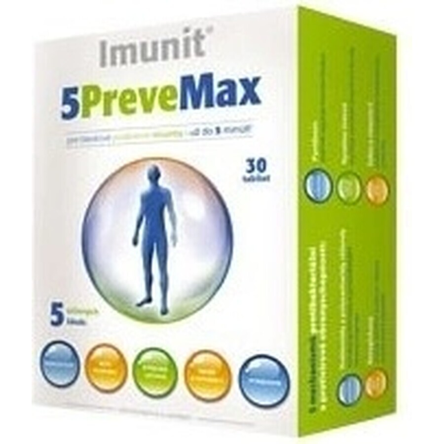 Imunit 5PreveMax 1×30 tbl, (con nucleotidi e beta-glucano)