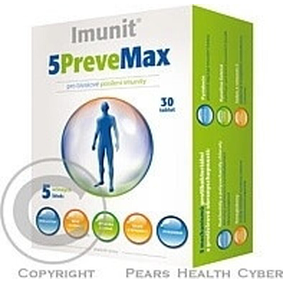 Imunit 5PreveMax 1×30 tbl, (con nucleotidi e beta-glucano)