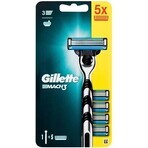 GILLETTE MACH3 SHAVER + 5NH Set 1×1, Rasierer + 5 Ersatzköpfe