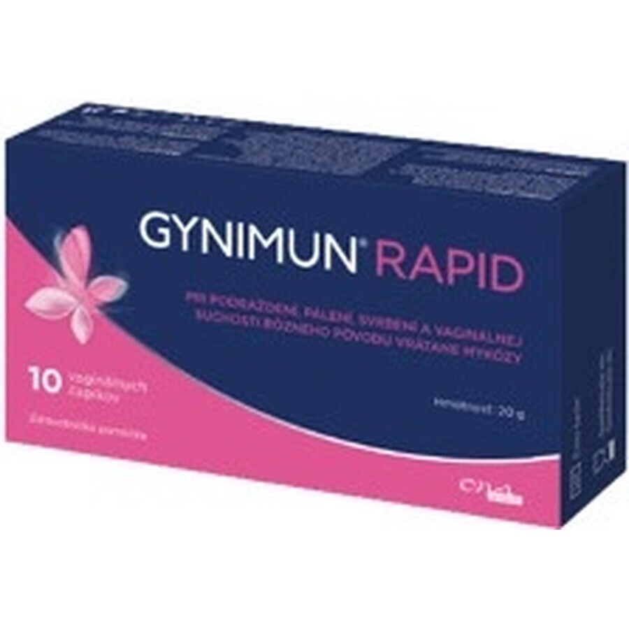 GYNIMUN RAPID 1×10 stuks, vaginale zetpillen