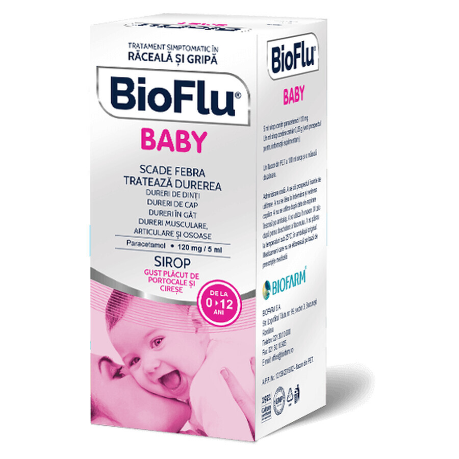 Bioflu Baby 120 mg, 5 ml, Biofarm