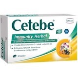 Cetebe Immunity Herbal 1×30 tbl, complemento alimenticio