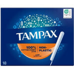 Tampax NON-PLASTIC Super Plus 18 unidades 1×18 unidades, compresas