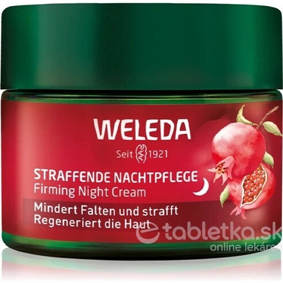 Weleda straffende Nachtcreme mit Granatapfel und Maca-Peptiden 1×1 St., Nachtcreme für das Gesicht