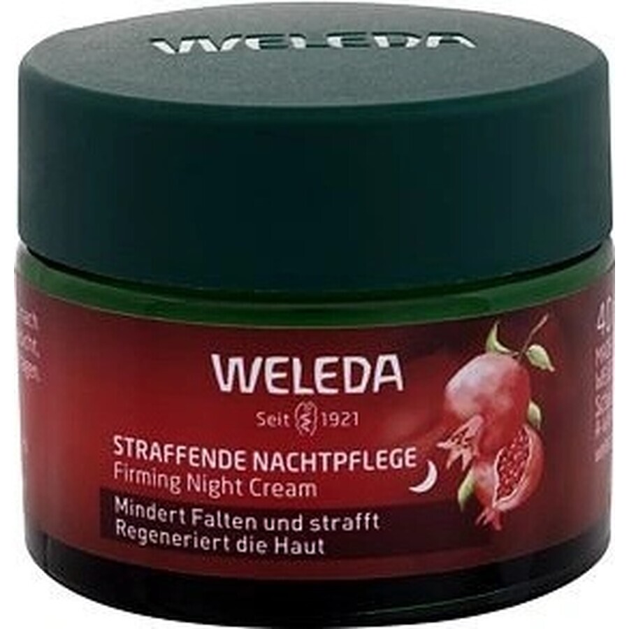 Weleda straffende Nachtcreme mit Granatapfel und Maca-Peptiden 1×1 St., Nachtcreme für das Gesicht