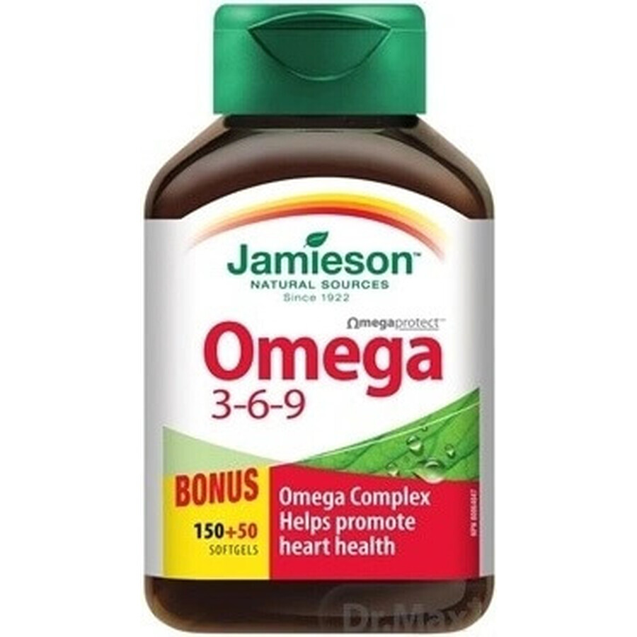 JAMIESON OMEGA 3-6-9 1×200 tbl, food supplement