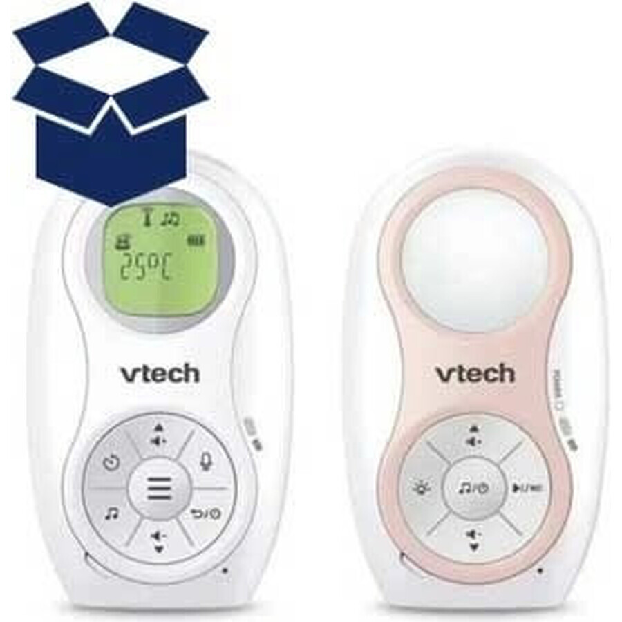 VTECH DM1215, vigilabebés de doble batería con grabación de audio 1×1pcs, vigilabebés