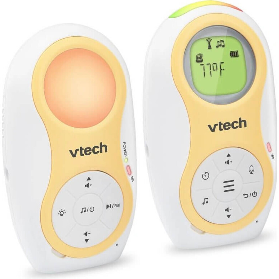 VTECH DM1215, vigilabebés de doble batería con grabación de audio 1×1pcs, vigilabebés