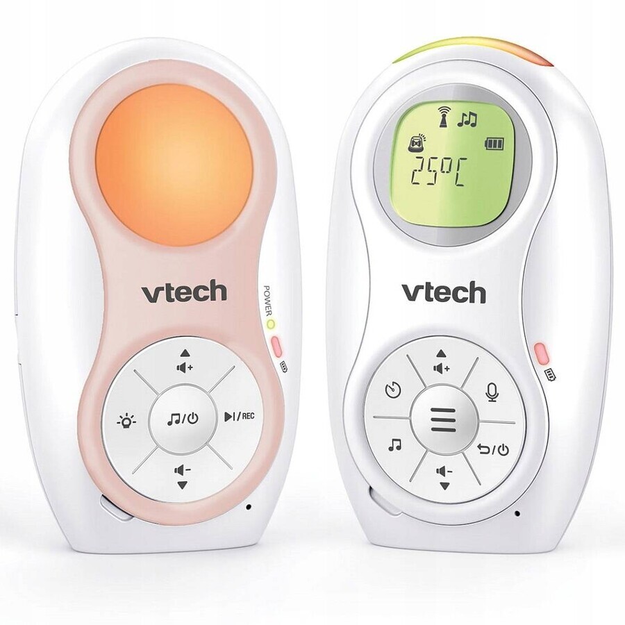 VTECH DM1215, vigilabebés de doble batería con grabación de audio 1×1pcs, vigilabebés