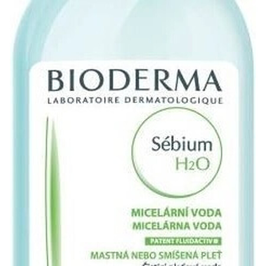 BIODERMA Sébium H2O acqua micellare per pelle grassa e acneica 1×500 ml, acqua micellare