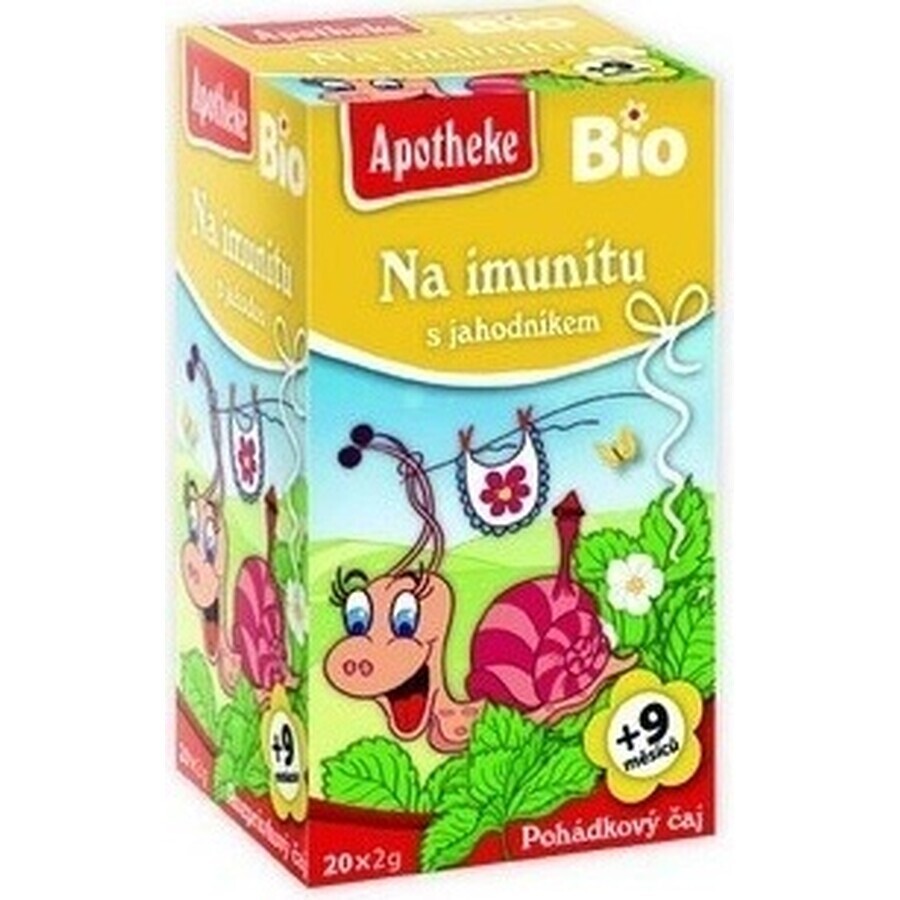 APOTHEKE TALK Para la inmunidad con fresas Bio 20×1,5 g, tisana, a partir del final del 9º mes