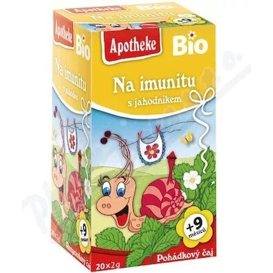 APOTHEKE TALK Para la inmunidad con fresas Bio 20×1,5 g, tisana, a partir del final del 9º mes