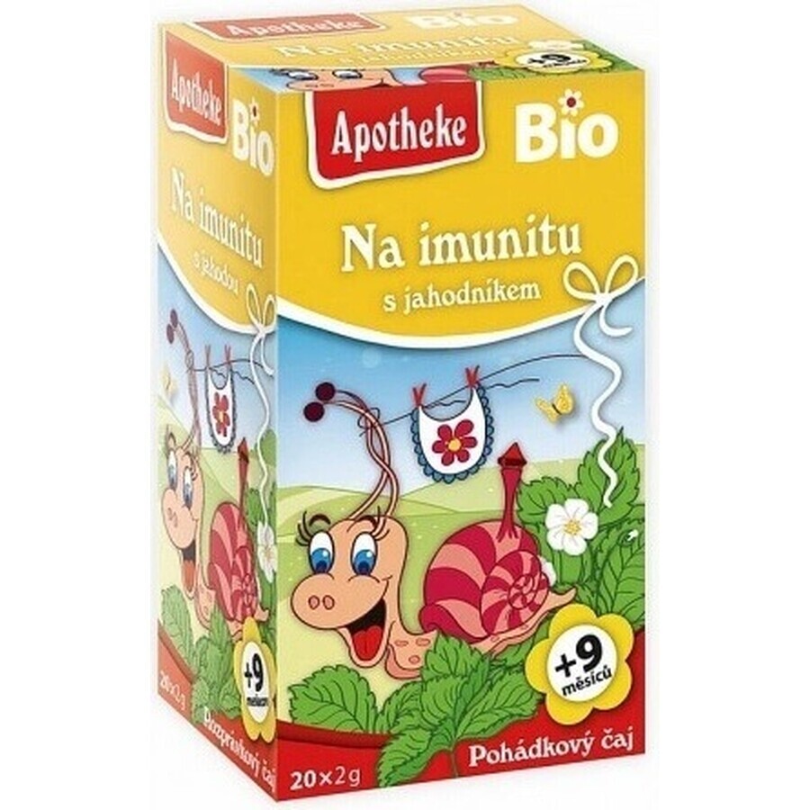 APOTHEKE TALK Para la inmunidad con fresas Bio 20×1,5 g, tisana, a partir del final del 9º mes