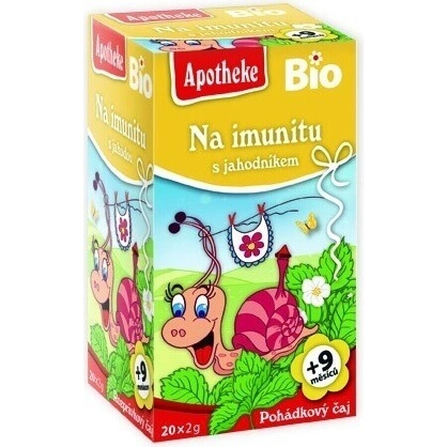 APOTHEKE TALK Para la inmunidad con fresas Bio 20×1,5 g, tisana, a partir del final del 9º mes