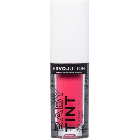 Revolution Relove, Tinte de labios y mejillas Baby Tint Fuchsia, 1×1,40 ml, colorete