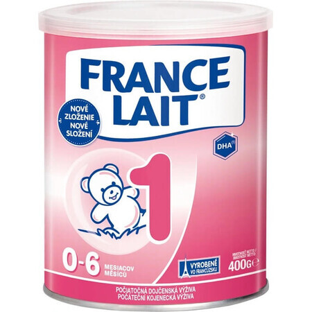 France Lait 1 infant formula 0-6 months 1×400 g, milk formula, from birth