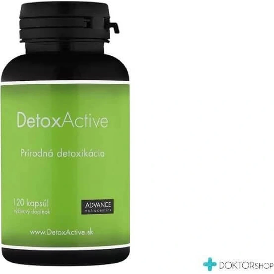 DetoxActive 120 cps. - detoxifiere naturală 1×120 cps, supliment alimentar