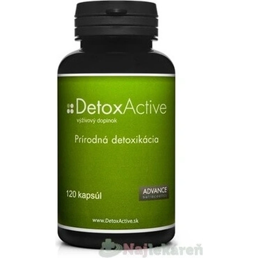 DetoxActive 120 cps. - detoxifiere naturală 1×120 cps, supliment alimentar