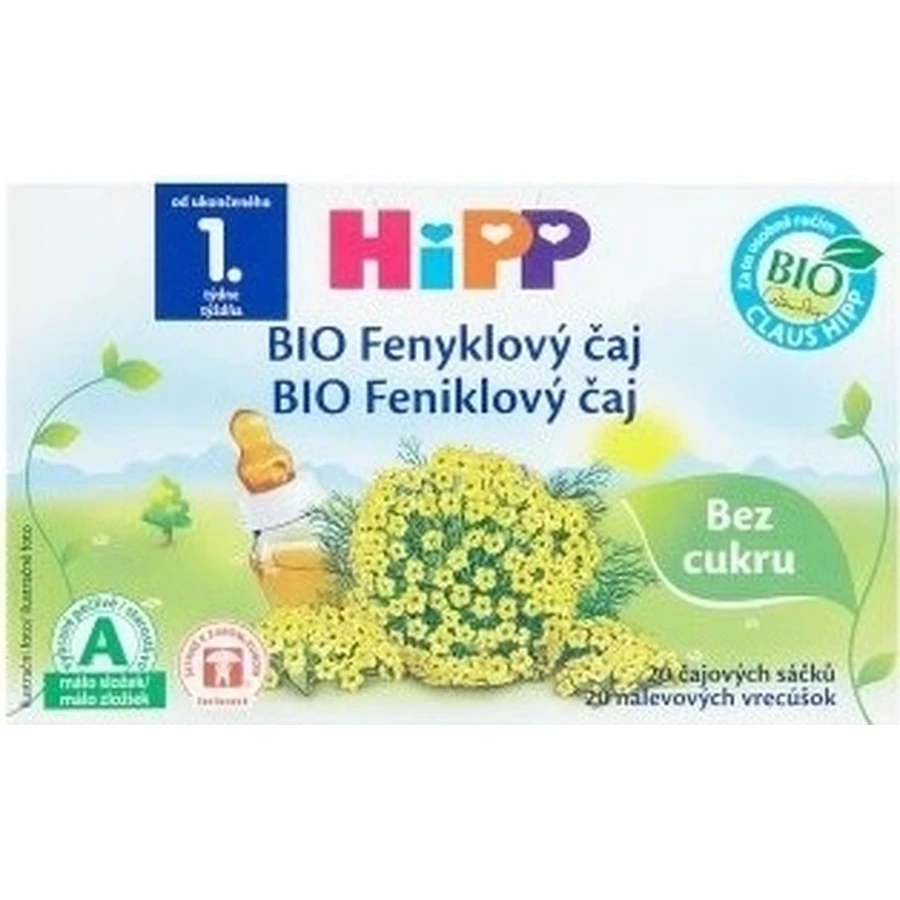 HiPP Organiczna herbata z kopru włoskiego 20×1,5 g, herbata z kopru włoskiego: ceny i cechy