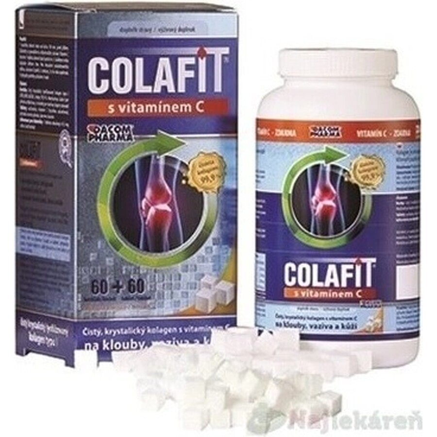 COLAFIT con vitamina C 1×1 set, cubos 60 uds + tbl 60 uds