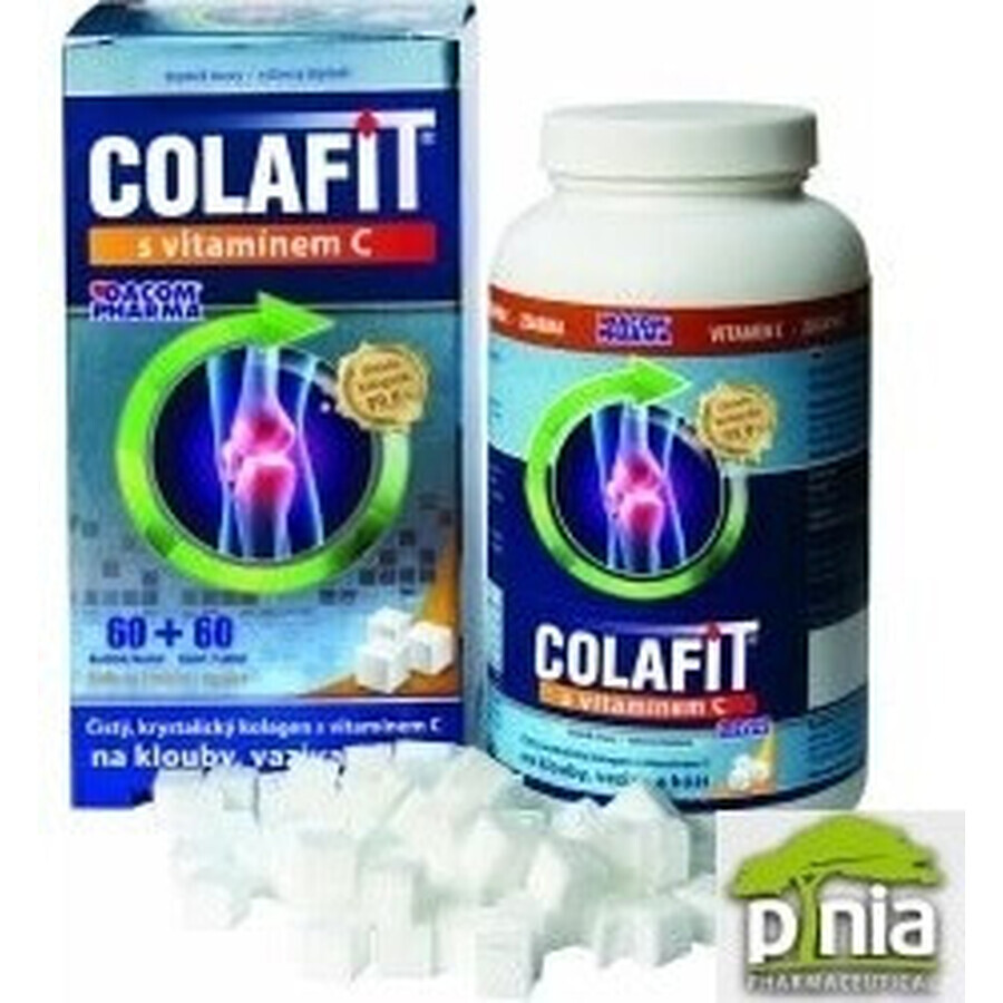 COLAFIT con vitamina C 1×1 set, cubos 60 uds + tbl 60 uds