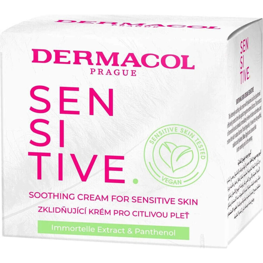 Dermacol Sensitive crema lenitiva 1×50 ml, crema per la pelle