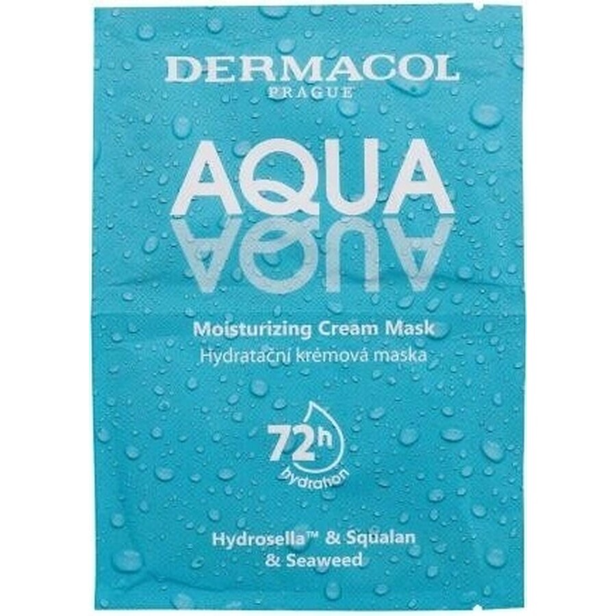 Dermacol AQUA aqua feuchtigkeitsspendende Gesichtsmaske 1×8ml, feuchtigkeitsspendende Gesichtsmaske