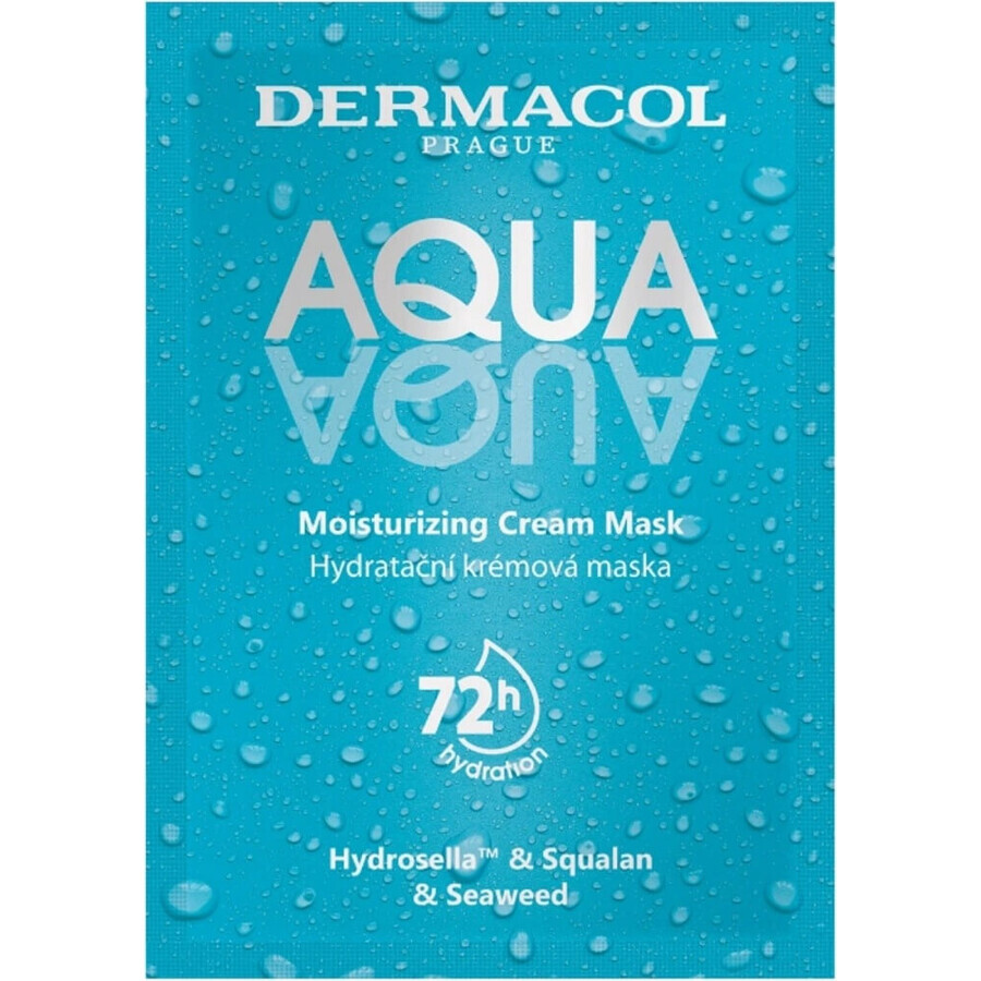 Dermacol AQUA aqua feuchtigkeitsspendende Gesichtsmaske 1×8ml, feuchtigkeitsspendende Gesichtsmaske