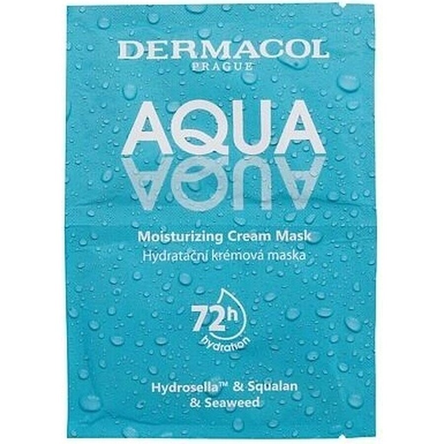 Dermacol AQUA aqua feuchtigkeitsspendende Gesichtsmaske 1×8ml, feuchtigkeitsspendende Gesichtsmaske