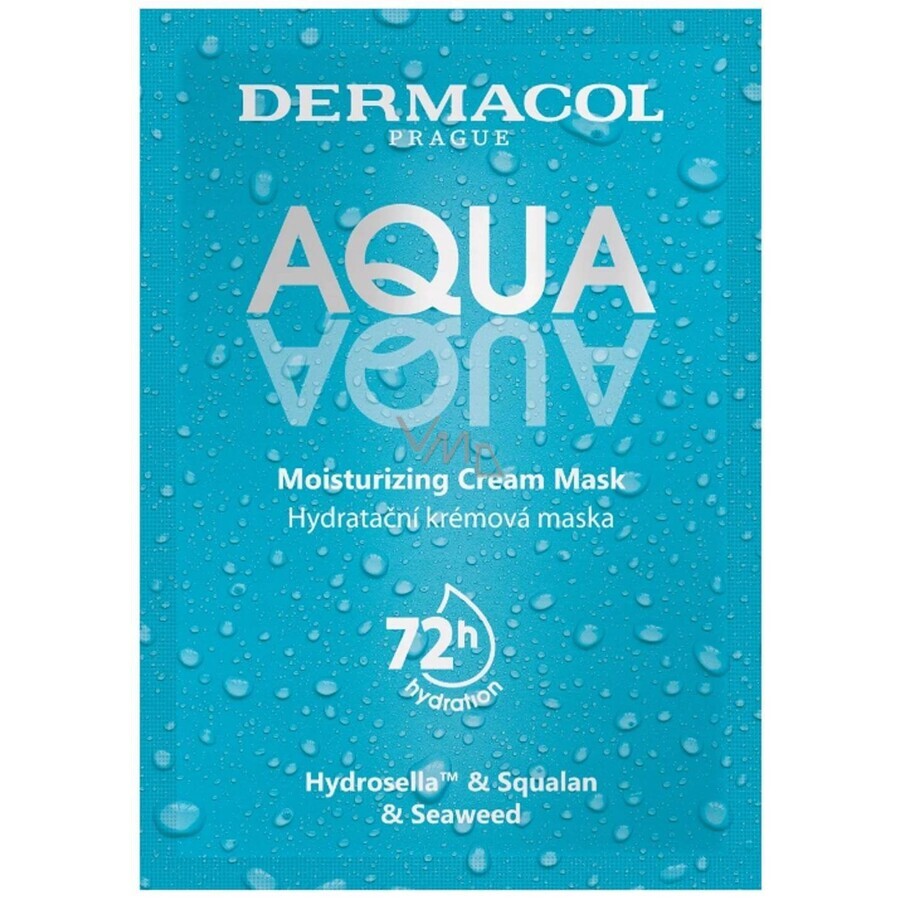 Dermacol AQUA aqua feuchtigkeitsspendende Gesichtsmaske 1×8ml, feuchtigkeitsspendende Gesichtsmaske