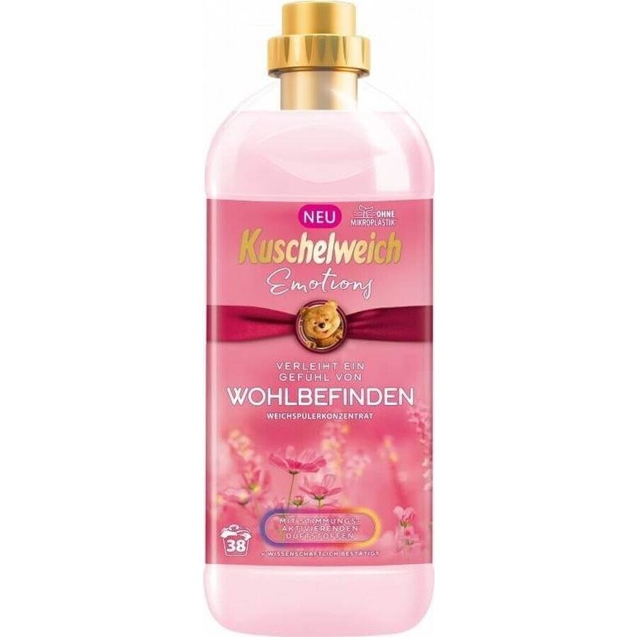 Balsam de rufe Kuschelweich - Emoții roz, 38 spălări 1×1 l, balsam de rufe