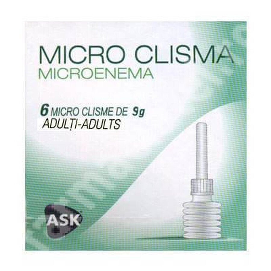 Microenema Adulto, 6 viales, Amc Pharma Solutions