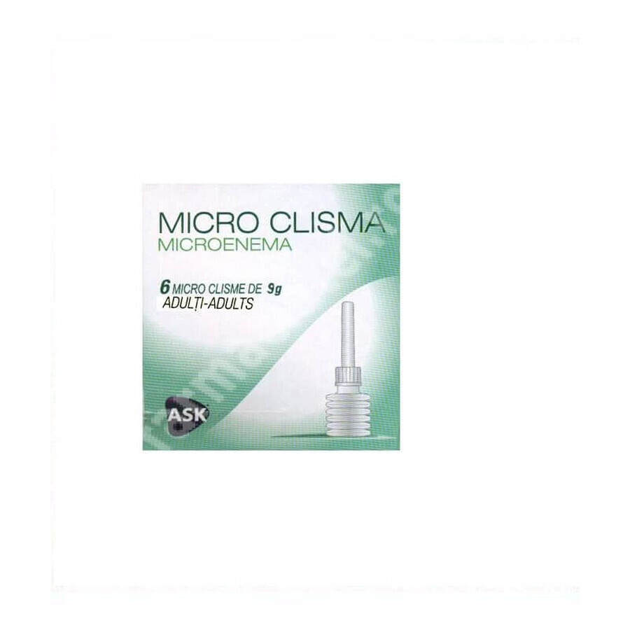 Microenema Adulto, 6 viales, Amc Pharma Solutions