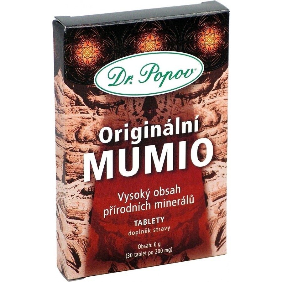 DR. POPOV MUMIO 1×30 tbl, food supplement