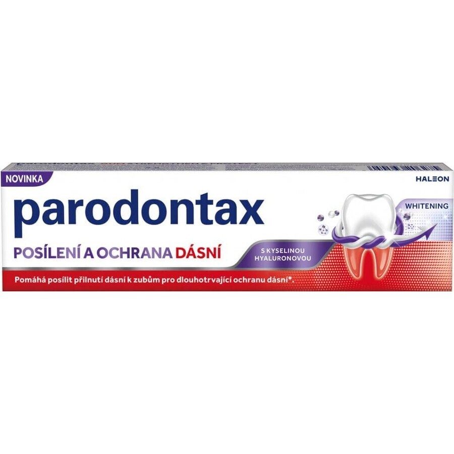 Parodontax Fortalecimiento y protección de las encías Blanqueamiento ZP 1×75 ml, , pasta dentífrica