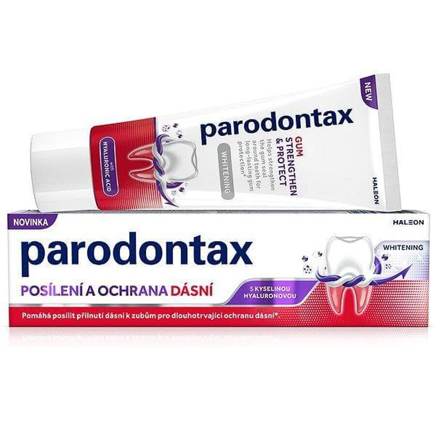 Parodontax Fortalecimiento y protección de las encías Blanqueamiento ZP 1×75 ml, , pasta dentífrica