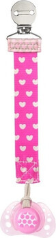 CHICCO CHICCO Chupete Clip Fashion Girl 1&#215;1 ud, para la mayor&#237;a de chupetes