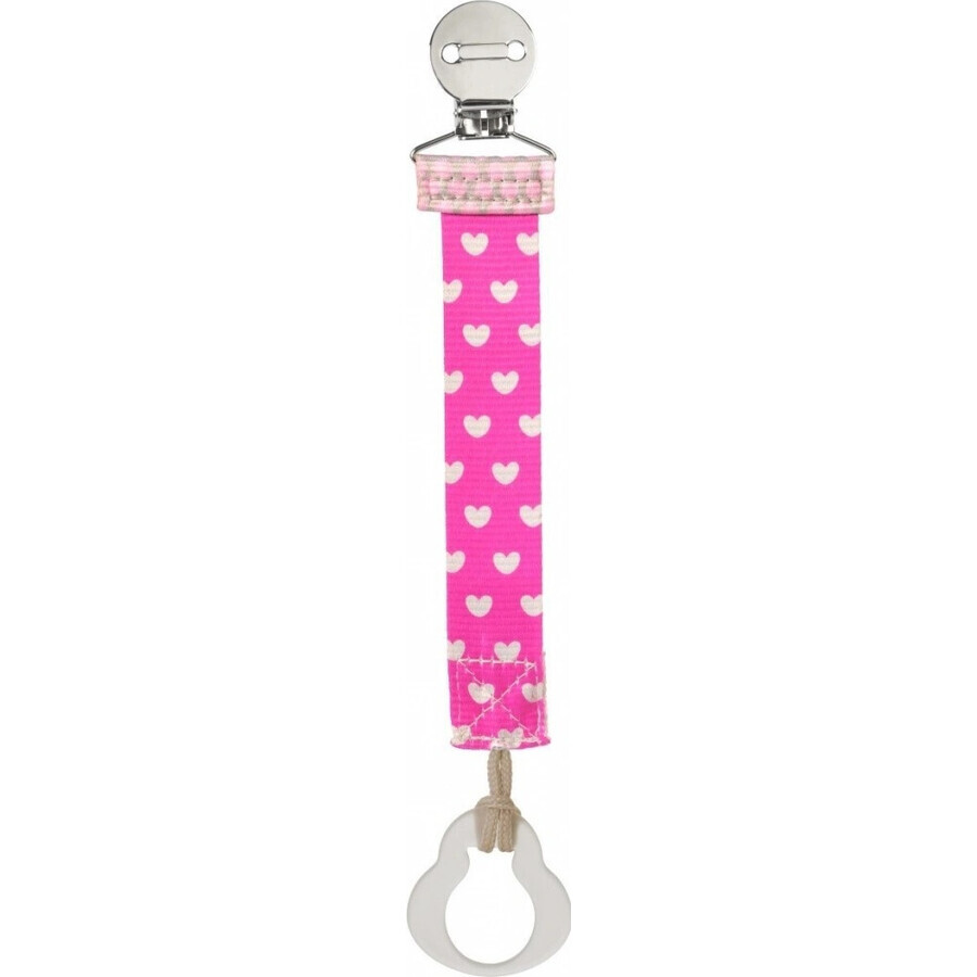 CHICCO CHICCO Schnuller Clip Fashion Girl 1×1 Stück, für die meisten Schnuller