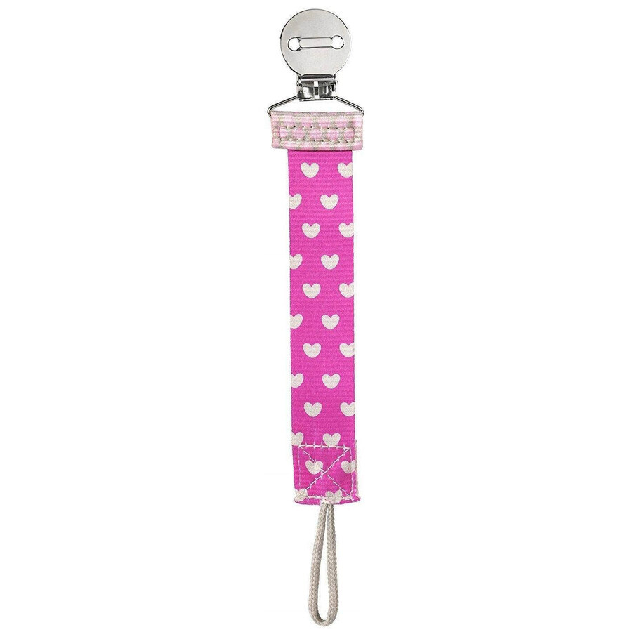 CHICCO CHICCO Schnuller Clip Fashion Girl 1×1 Stück, für die meisten Schnuller