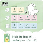 Muumi Baby 2 Newborn 3-6 kg, Bio-Windeln 1×58 Stück, ECO-Windeln